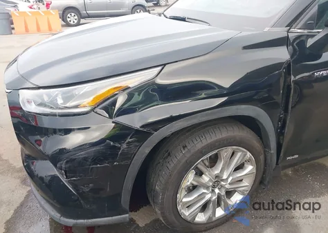 2021 Toyota Highlander Hybrid Limited from USA, damaged, VIN 5TDDBRCH2MS523105